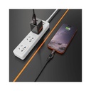 Green Lion 4 IN 1 Silicone Cable 1.2M With Digital Display PD 240W Black GN4N1SDCABLBK
