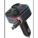 Green Lion GFM-2 Car FM Transmitter 72W-Black GNFM2TRNSMBK