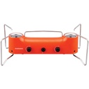 Porodo Lifestyle Dual Burner Foldable Camping Gas Stove 7.3kW - Orange (PDLFSTJY02OR)