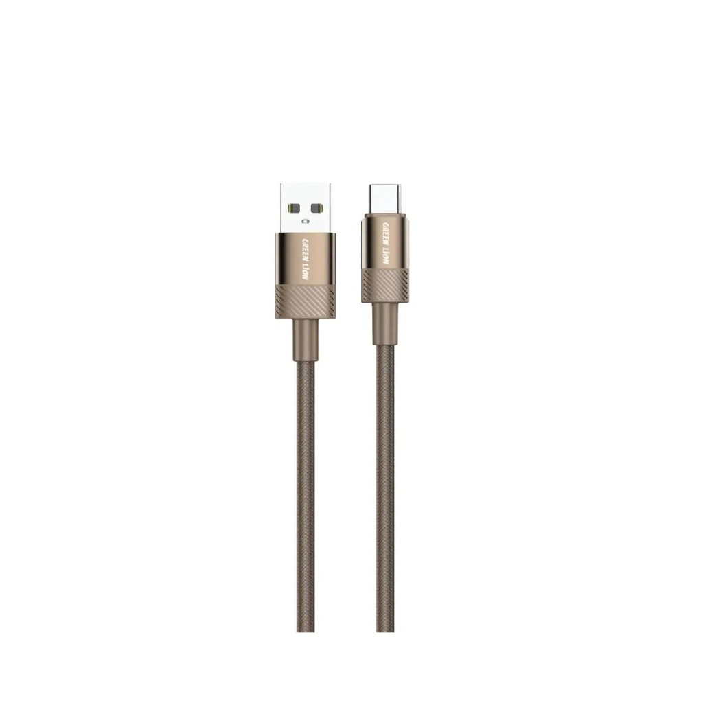 Green Lion Desert Spark USB-A to USB-C Cable 15W 1M - Desert Titanium
