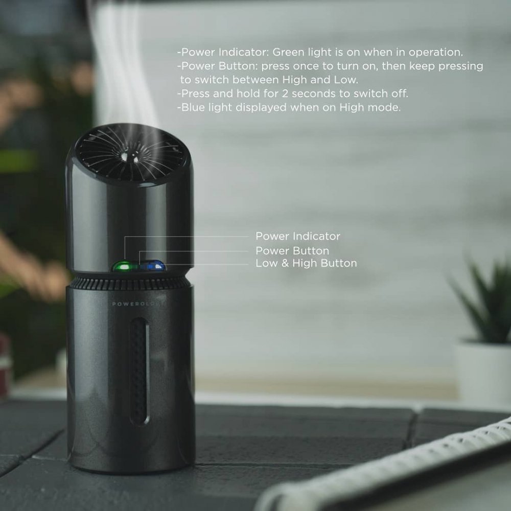 Powerlogy Rechargeable Ozone Air Purifier
