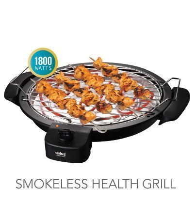 شواية كهربائية صحية بدون دخان سانفورد SF5965BBQ Circle