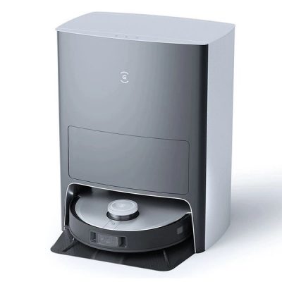 Broom and mop with Deebot X1 OMNI self-cleaning station