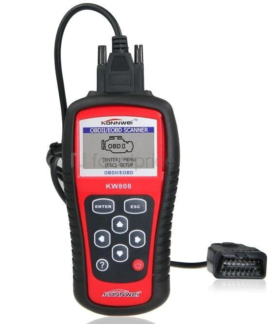 جهاز فحص كمبيوتر السيارة KONNWEI KW808 OBD2 Scanner EOBD