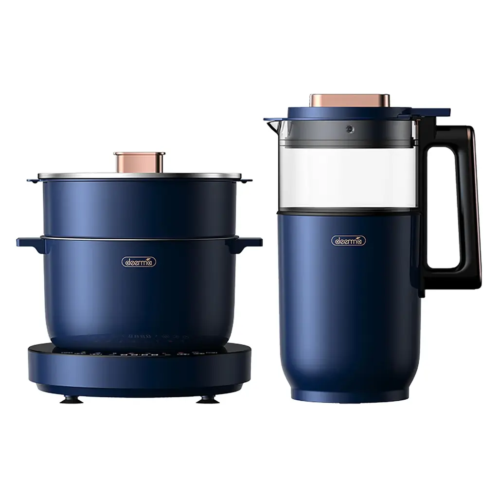 خلاط وجهاز طبخ 2 في 1 Deerma NU600