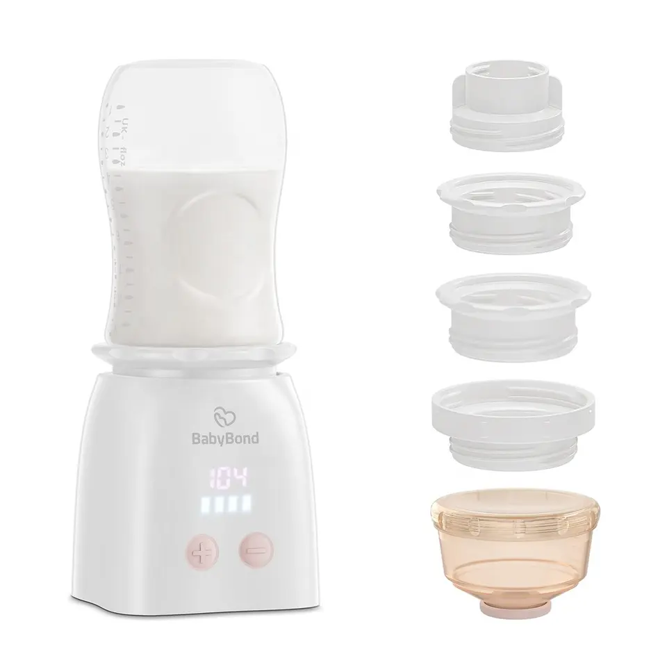 BabyBond Portable Bottle Warmer with 4 Adapters Rechargeable WN0600