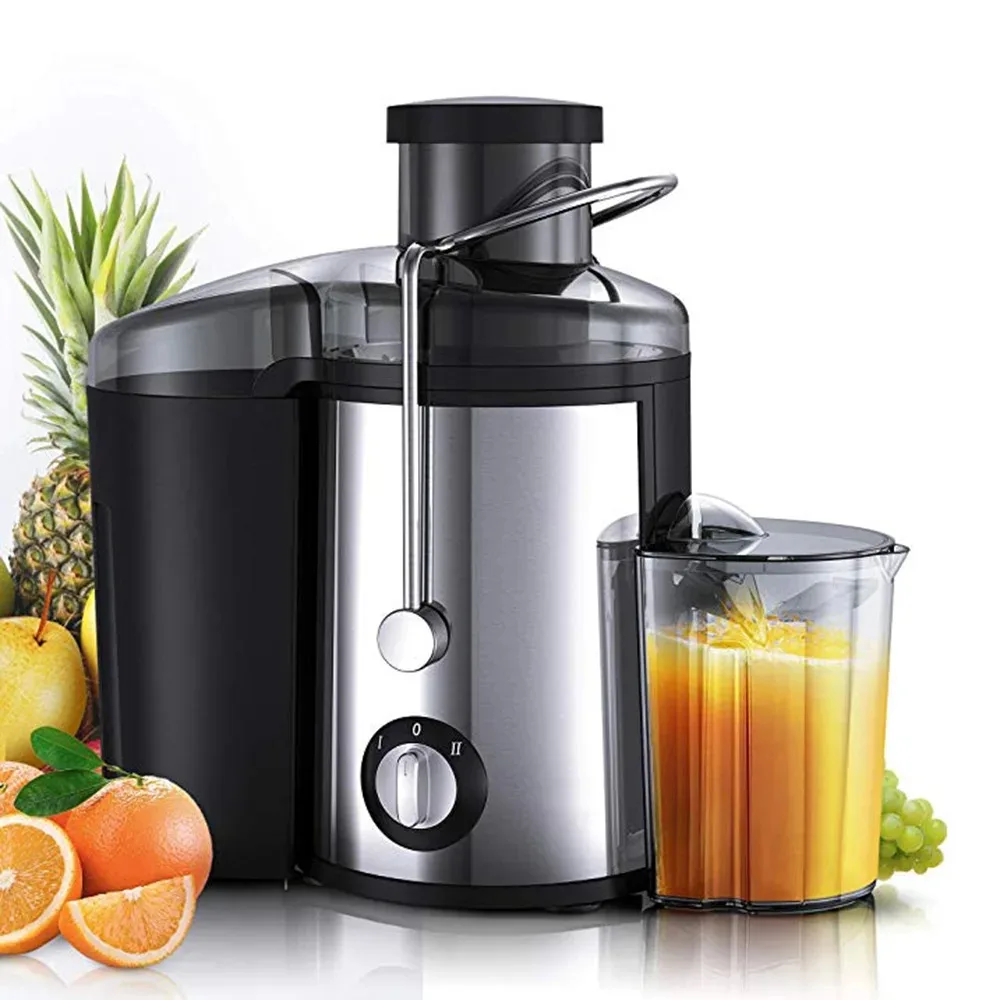 عصارة فواكة وخلاط 800  واط Home Use Fruit Squeezer Electric Juice Extractor 800w