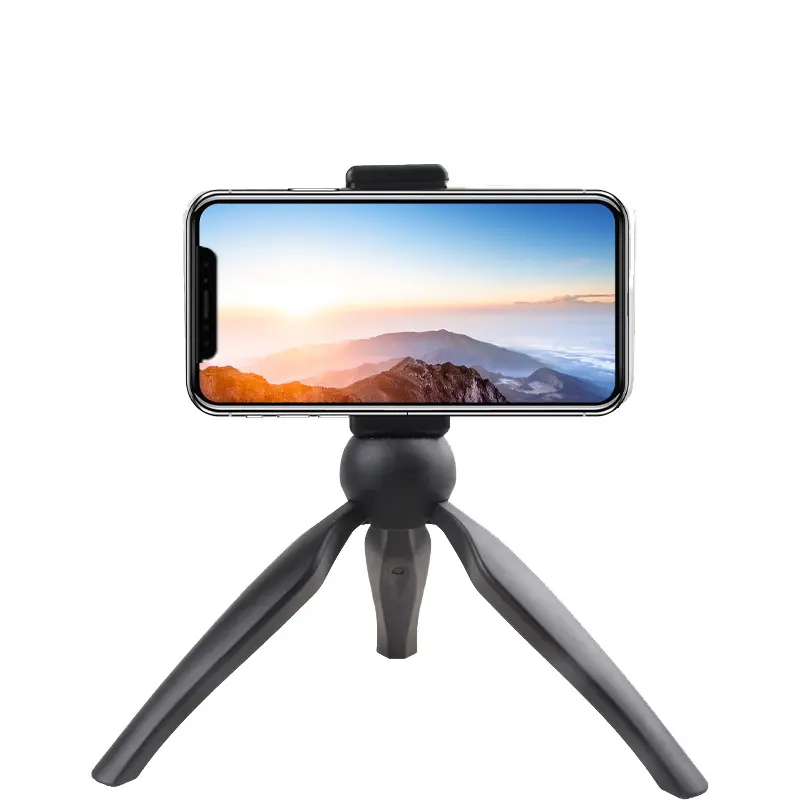 Plastic Desk Tripod Stand for cell phone live stream