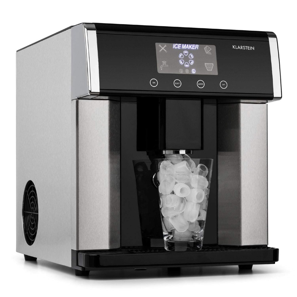 High Speed Ice Maker and water cooler tabletop Automatic Ice Maker Tank Capacity 05 gal 18 L KIM10E
