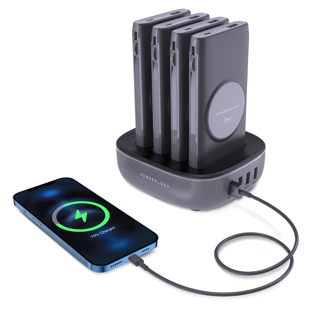 محطة بنك طاقة 4 في 1 Powerology Power Bank