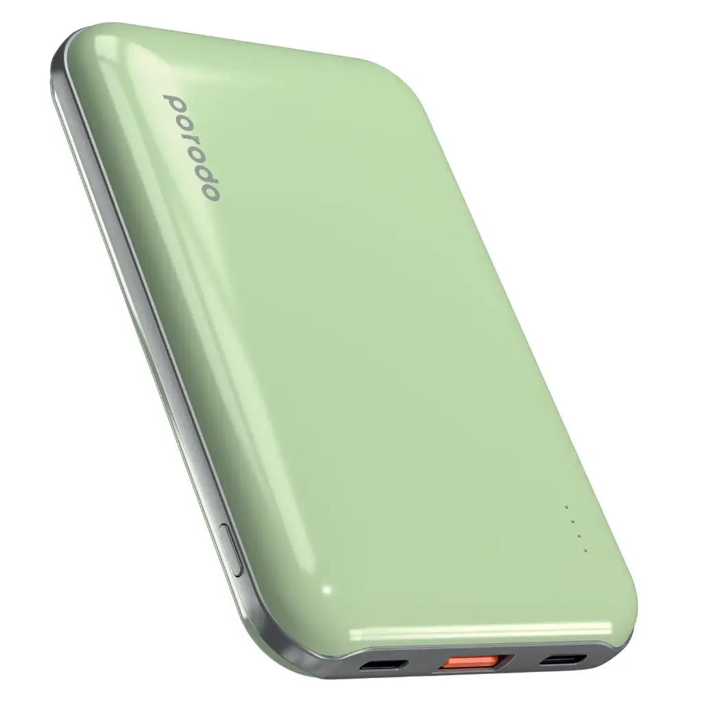 باور بانك محمول بورودو PD PBFCH011 GZ 10000mah اخضر