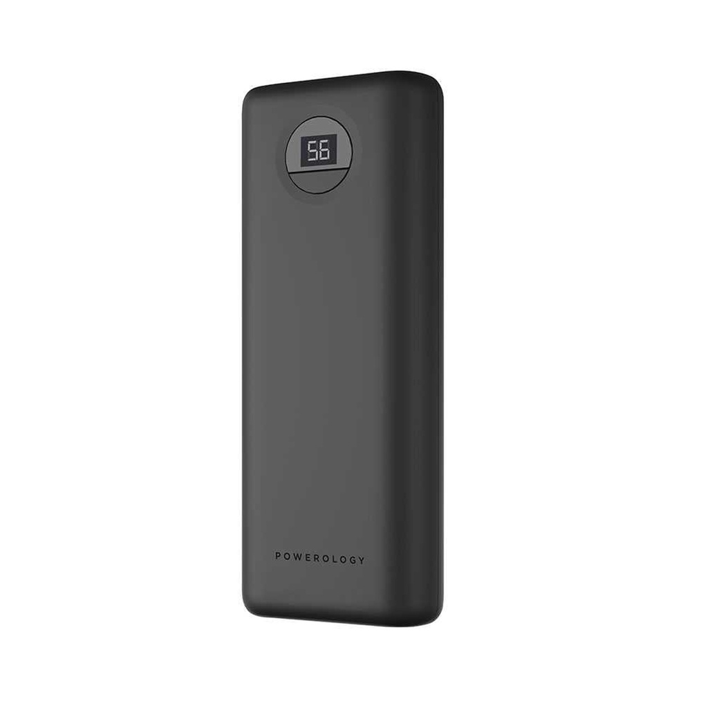باور بانك باورولوجي 20000 ملي أمبير بنك الطاقة المدمج 30 وات PD amp QC3.0 USB A و USB C أزرق PPBCHA05 BU