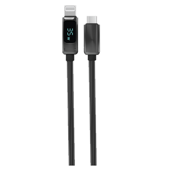 كابل شحن مضفر من بورودو Porodo 35W 12m USB C to Lightning