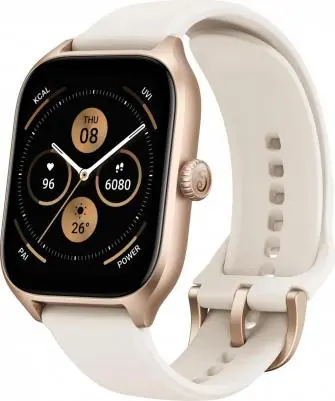 ساعة Amazfit GTS4 A2168 باللون الأبيض الضبابي