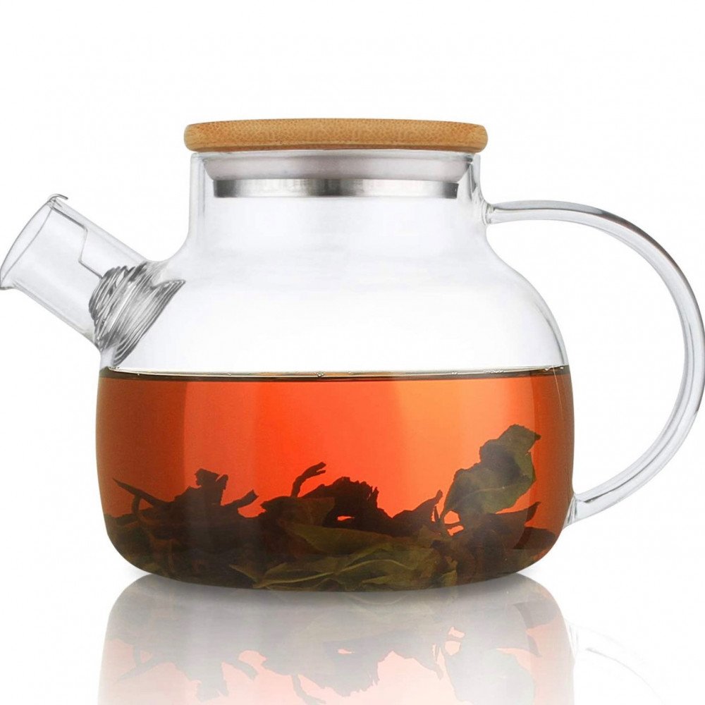 إبريق زجاجي مقاوم للحرارة من DLC Glass Pot 36226 1000ml