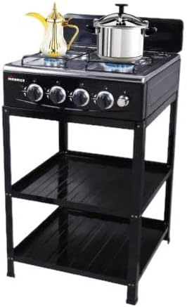 موقد غاز بـ 4 عيون مع مشعل ذاتي Crown KW 38041