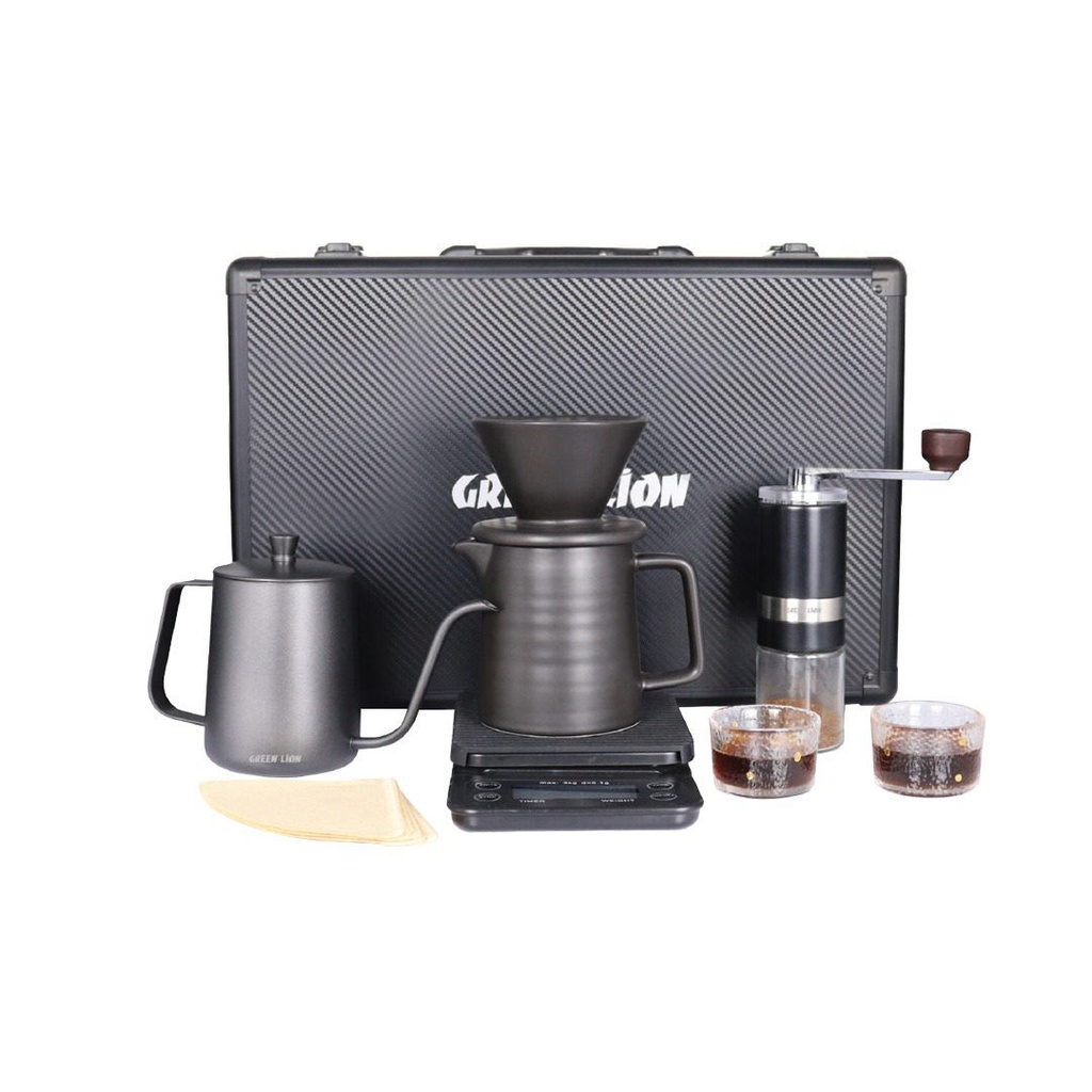 GNG80COFFBK Green Lion G-80 Coffee Maker Set