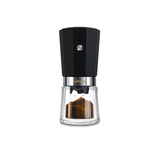LPRCGRBK LePresso Cordless Electric Conical Burr Coffee Grinder