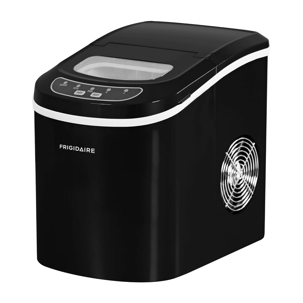 Hicon Portable Countertop Bullet Ice Maker Machine (Black)