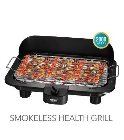 Sanford Healthy Smokeless Electric Grill - SF5952BBQ