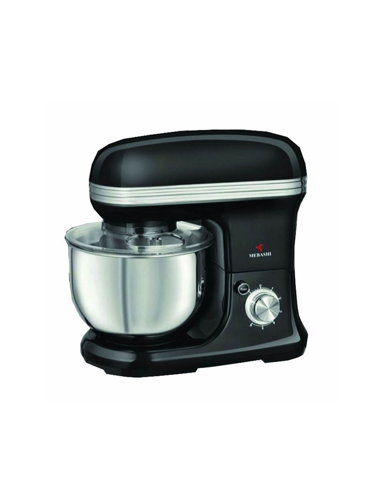 Electric stand mixer, capacity 5 liters, power 1200 watts, Mebashi ME-SBM1111 - red color