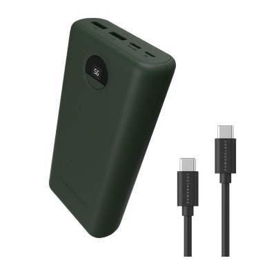 Powerology Powerology Fast Charging Power Bank 30000 mAh PD 45W, Green | PPBCHA07-GN