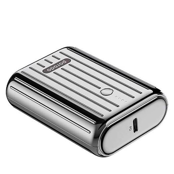 كابل شحن 2  في 1  بورودو USB Type C و Micro بطول 21  سم