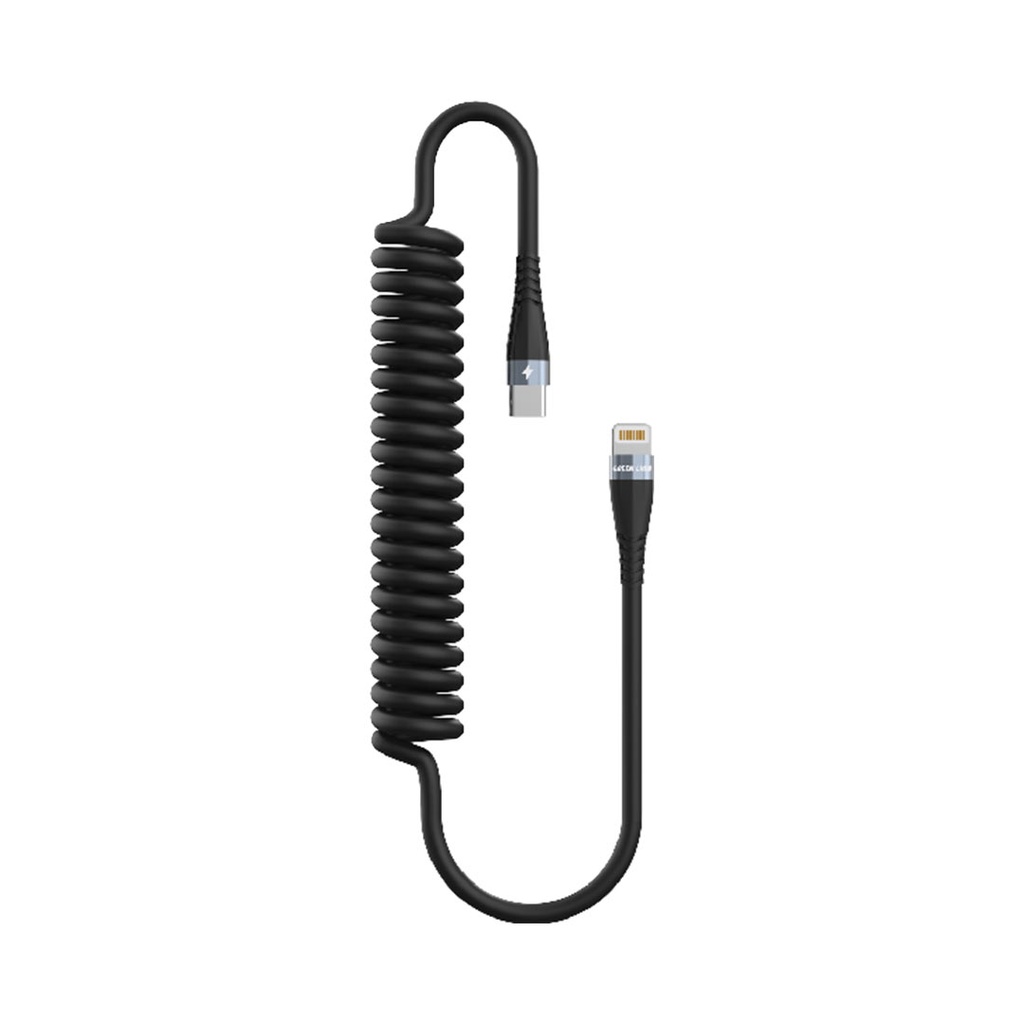 USB-C TO LIGHTNING TPU SPRING CABLE (GNSPRNFCTLBK)