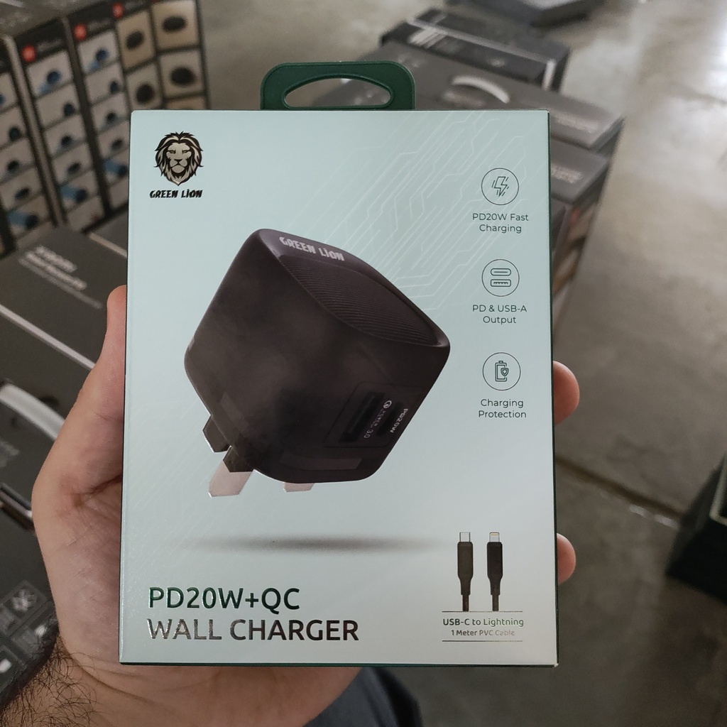 PD20W+QC WALL CHARGER GNPDQ2UCLWCBK