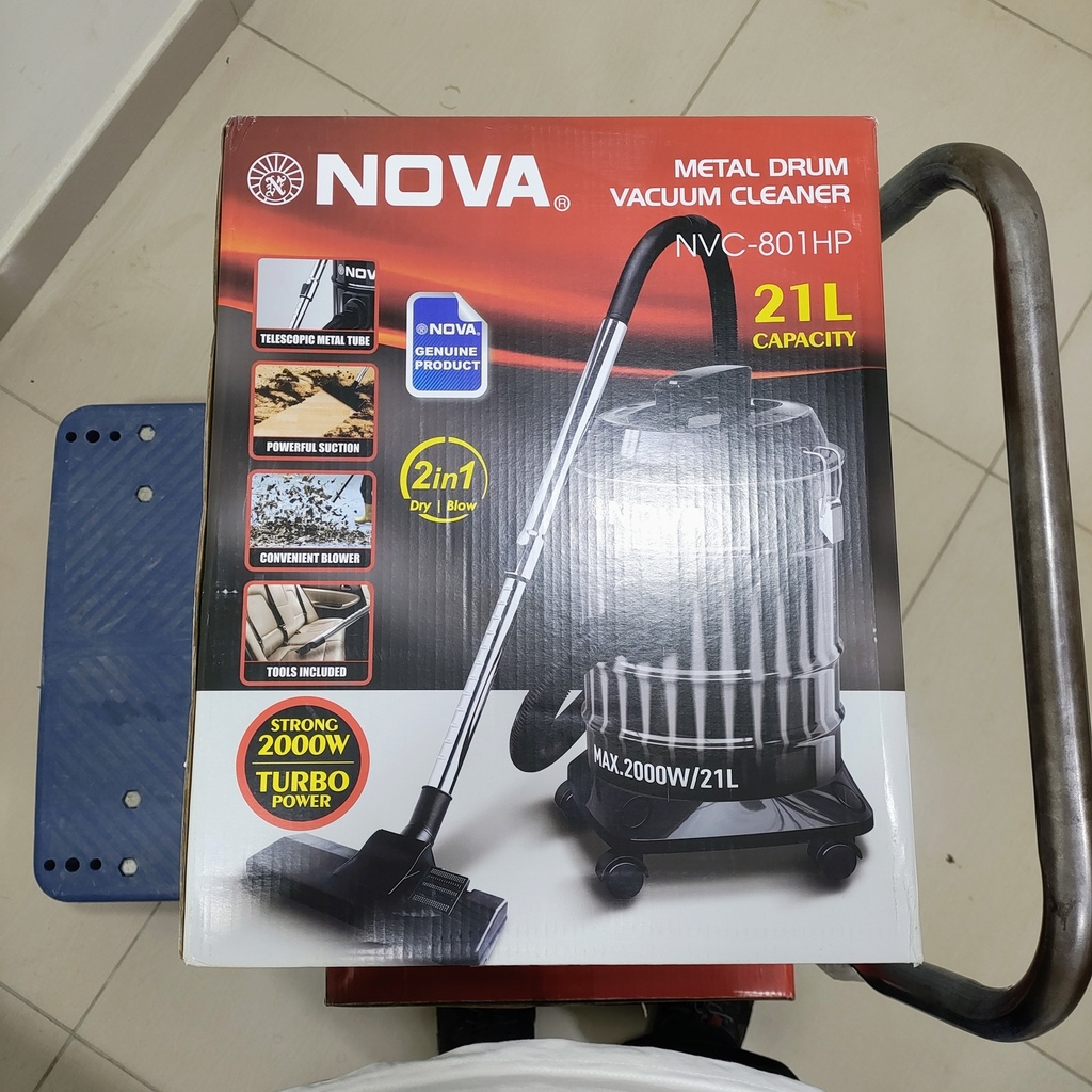 NOVA Metal Drum Vacuum Cleaner NVC-801HP