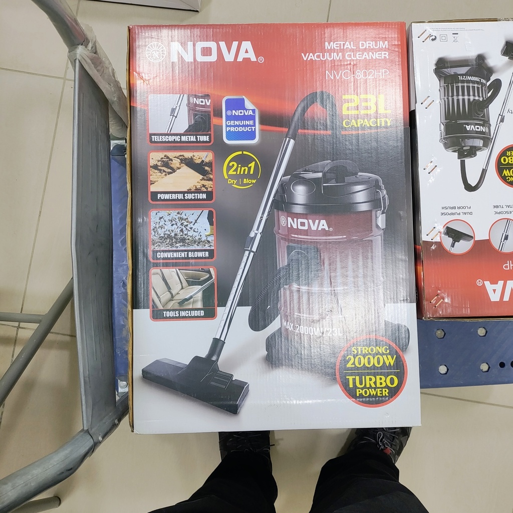 Nova Metal Drum Vacuum Cleaner NVC-802HP