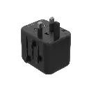 Porodo EU US UK AU Dual Port Universal Fast Charger PD-12WUTA-BK