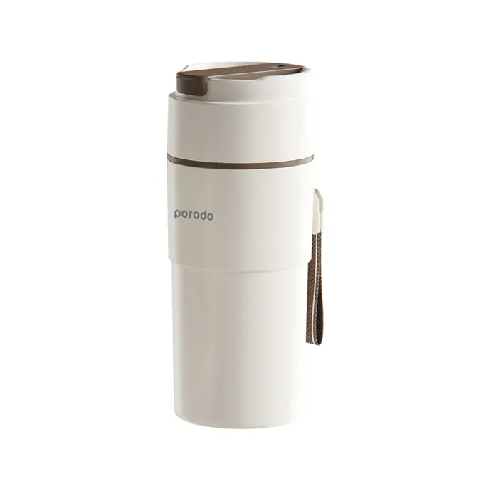 Porodo Portable Blender Insulated Mug PD-2N1BIM-WH