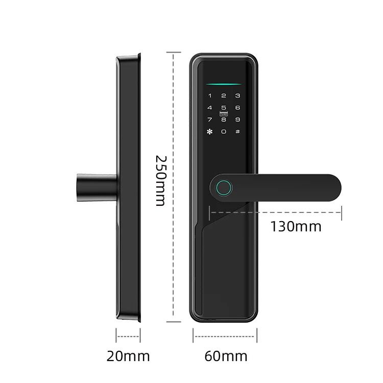 Intelligent smart door Lock Tuya X12 (Black)