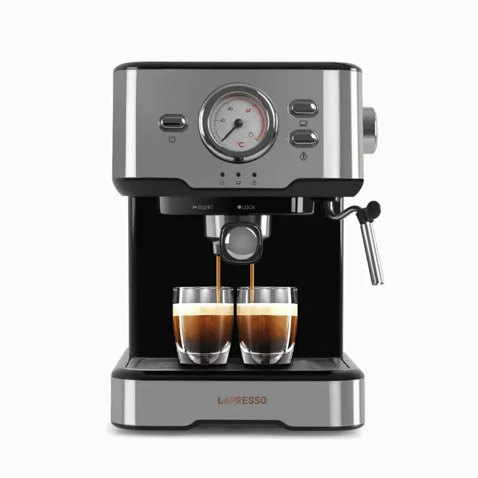 Lepresso Dual Drip Barista Espresso Machine LP15DCMBK