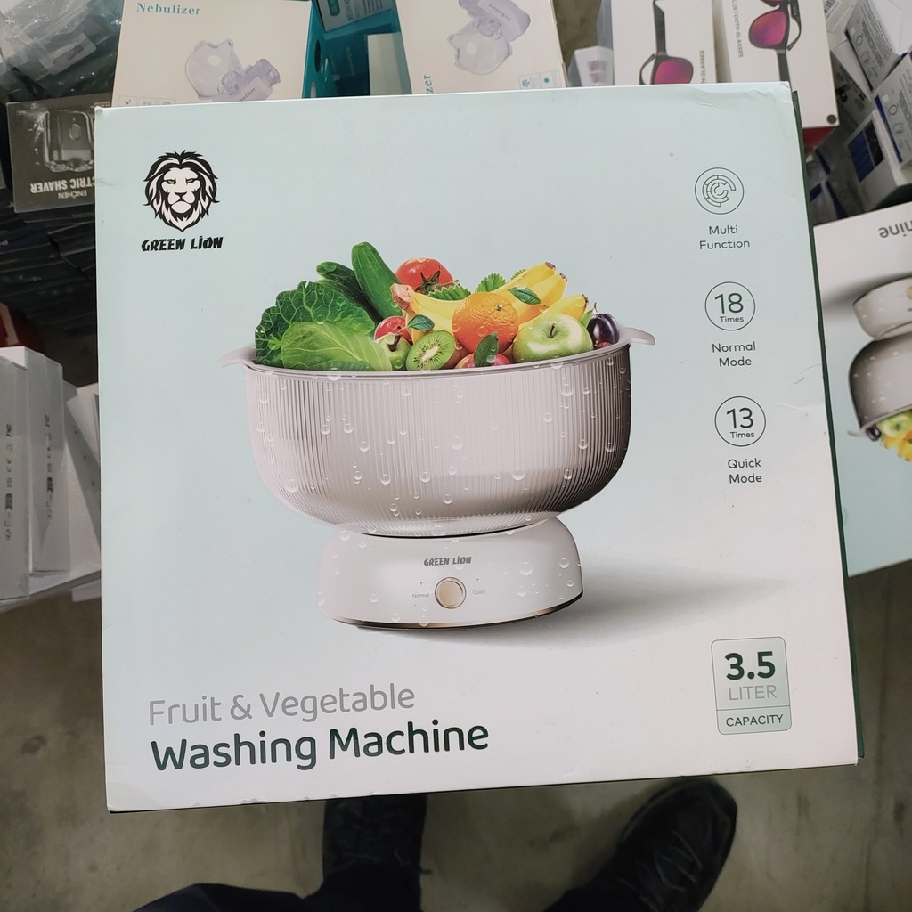 Green Lion Fruit & Vegetable Washing Machine GNFRVEGWMWH