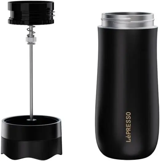 LPIMFPBK LEPRESSO PORTABLE MUG FRENCH PRESS COFFEE & TEA