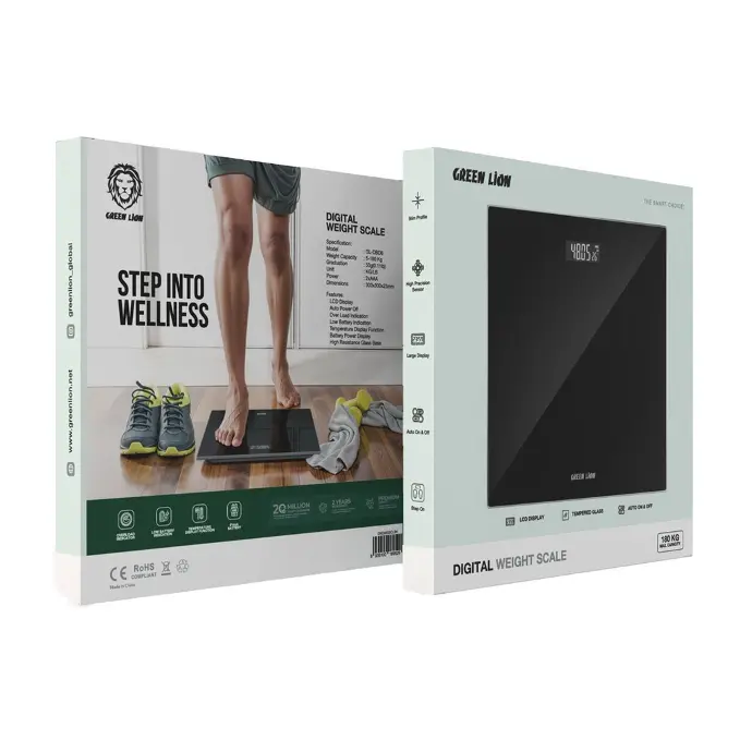 GNDWEISCLBK GREEN LION DIGITAL WEIGHT SCALE 180KG