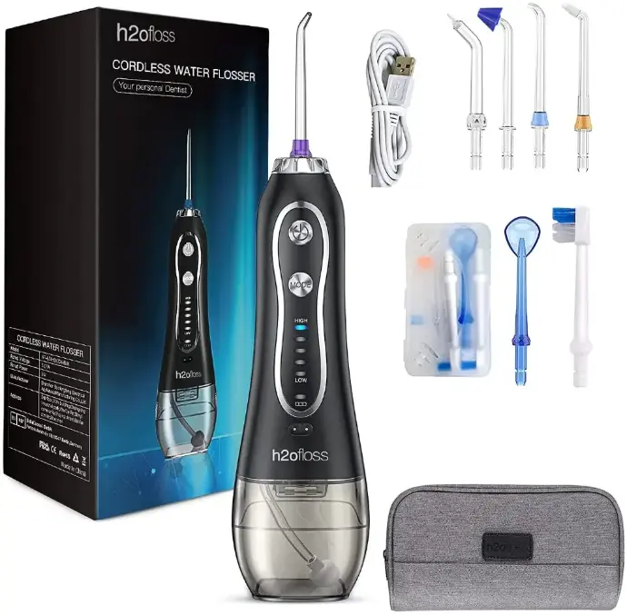 h2O Floss جهاز تنظيف الأسنان المحمول