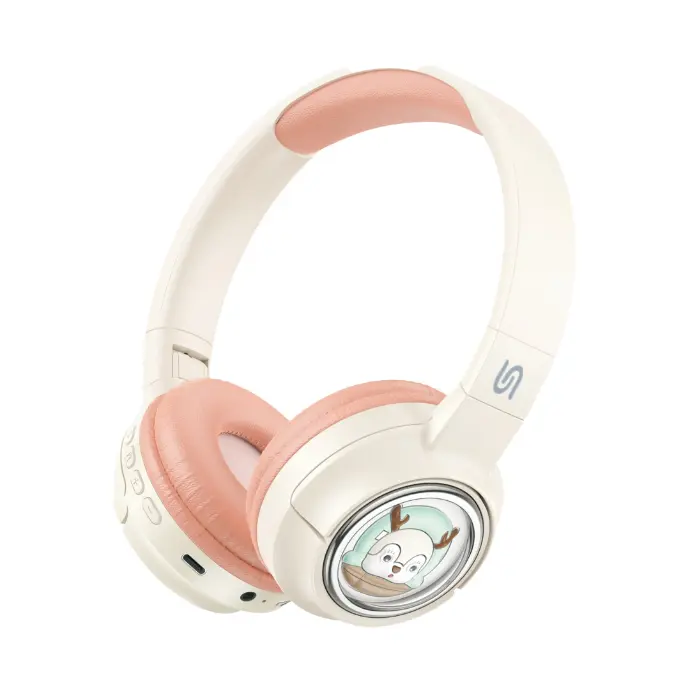 PD-STWLEP027 PORODO SOUNDTEC KIDS HEADPHONE 400MAH (Pink)