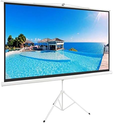 شاشة عرض Tech-Com مقاس 145x145  سم مع حامل ثلاثي القوائم
