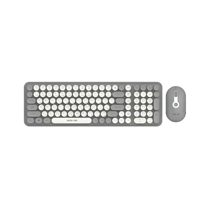 Green Lion GKM-300 Wireless Keyboard + Mouse GNGKM300WKGY