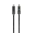 كابل Green Lion Digital Display USB-C to USB-C 100W 1M GNUBCTUBCDBK