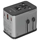 محول السفر العالمي Porodo MegaVolt PDFWCH088SLBK