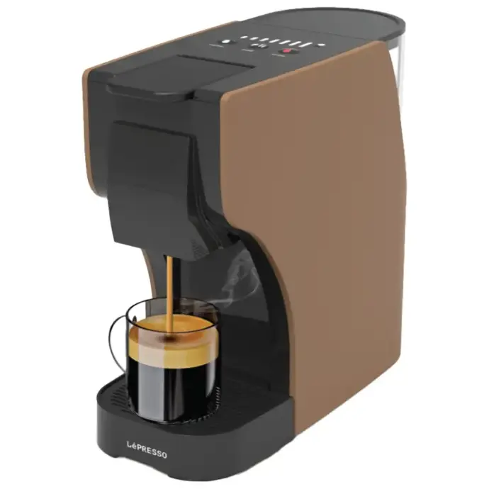 LePresso Trezza 3 In 1 Capsule Coffee Maker - Brown LPCM6618