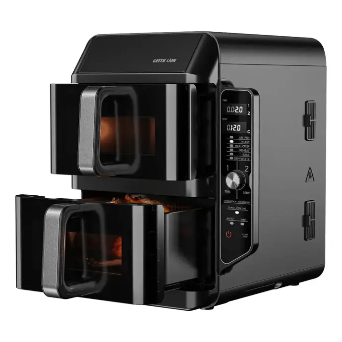 Green Lion Double-Decker Pro Digital Air Fryer GNDBLDKRPRBK