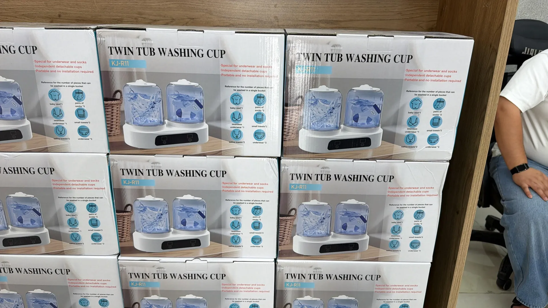 Protable Twin Tub Washing Cup