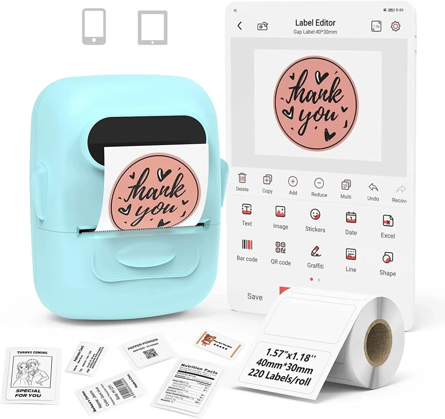 Label Printer P50