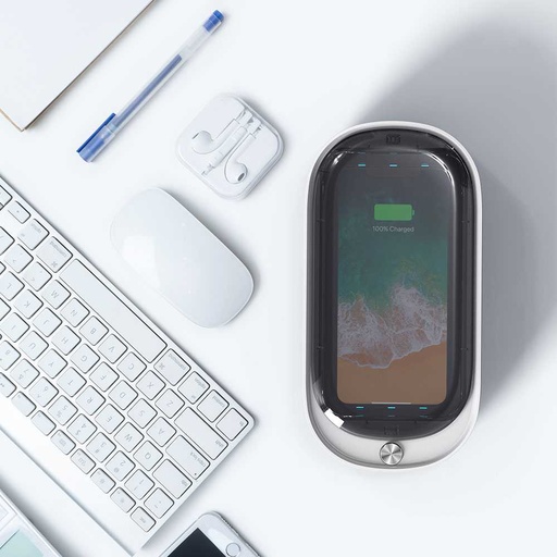 معقم و شاحن لاسلكي للأجهزة من بورودو porodo