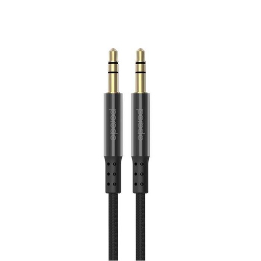BRAIDED METALLIC PD AUA12 BK PORODO AUX